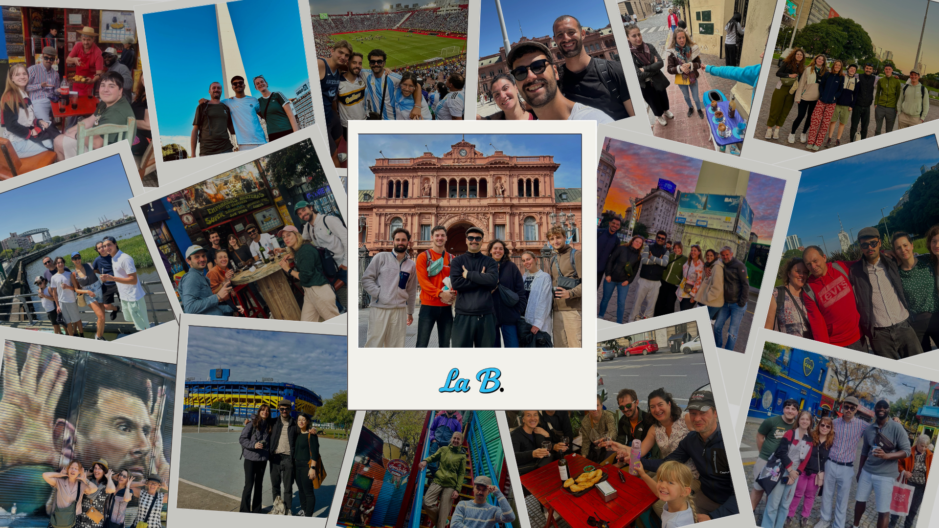 Photos des groupes de La Boina pendant les visites guidées de Buenos Aires